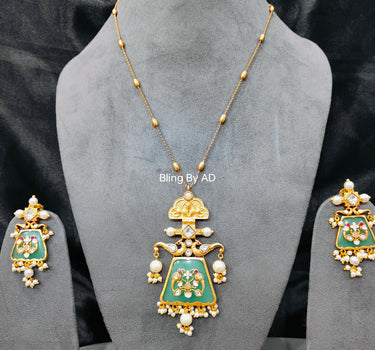 Amrapali Long Pendant Set