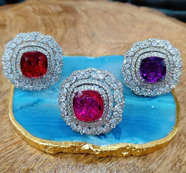 CZ Cocktail Ring