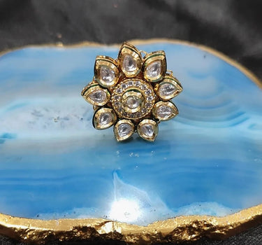 Bikaneri Kundan Ring